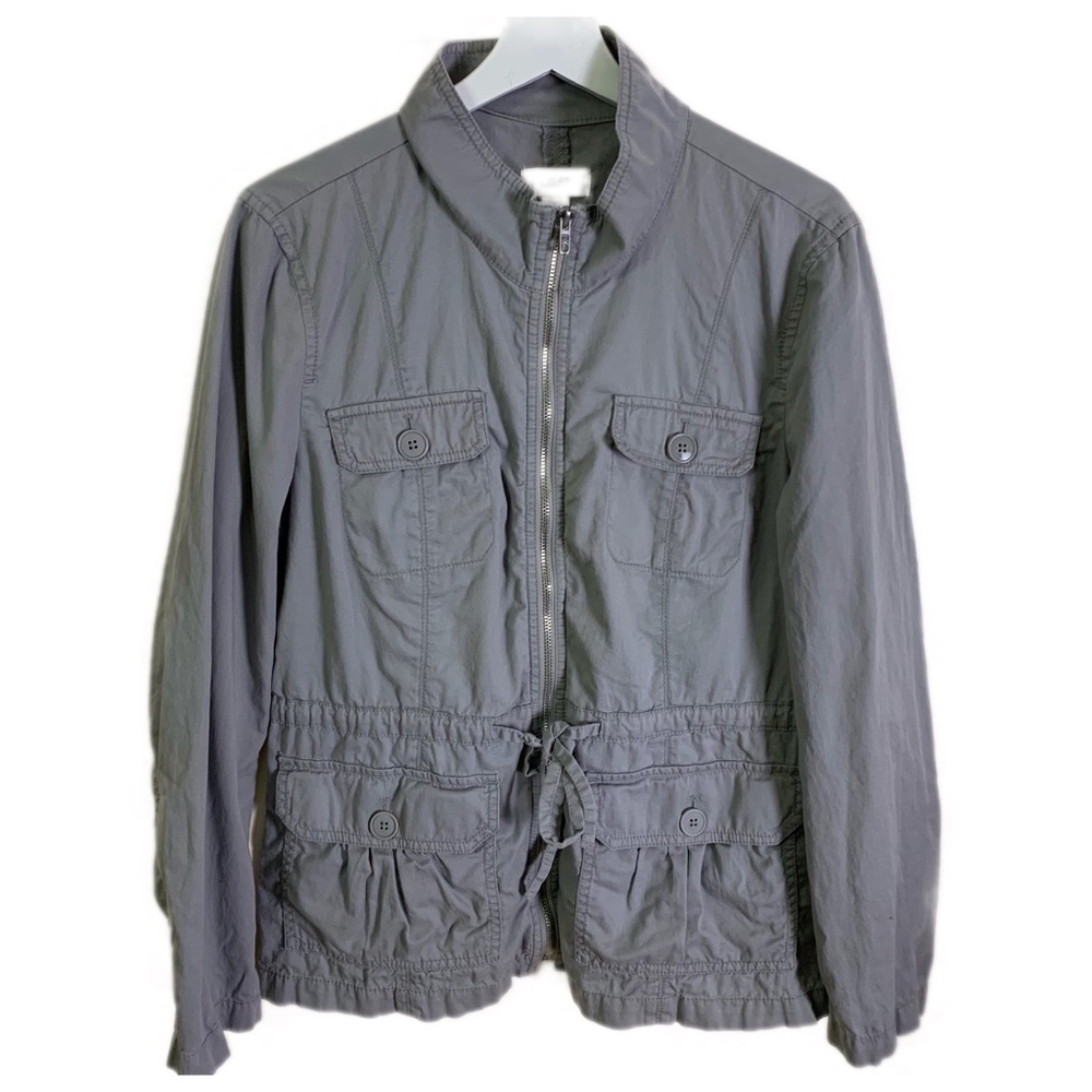 Loft Gray Utility Jacket Medium - image 1